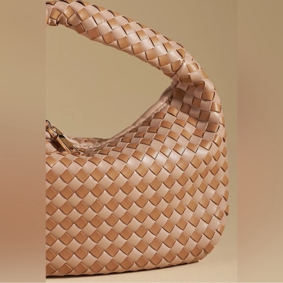 NWT The Brigitte Satchel by Melie Bianco: Check Edition Neutral - Picture 2 of 10